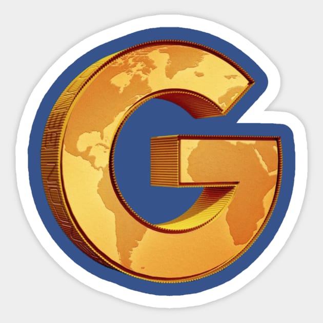 GenCoin Logo Large Sticker by CryptographTees